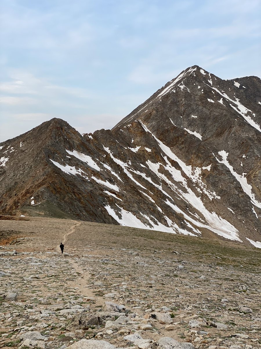 camdeardorff's tweet photo. First 14er this summer was La Plata Peak! We took the non-standard Southwest Ridge route and had the trail to ourselves 😎⛰ https://t.co/rm3mKcdsWf