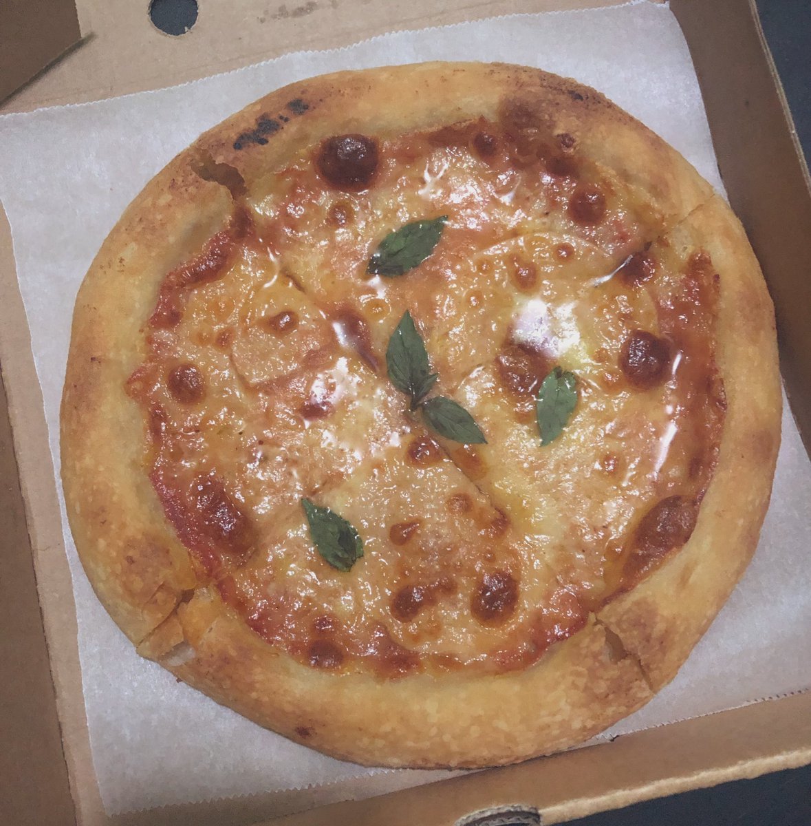 <a href="/ModusOperandiCo/">Modus Operandi Coffee Co.</a> you have outdone urself. This margarita pizza is soooo goood!! 10/10 recommend. Perfect in every way! ♥️