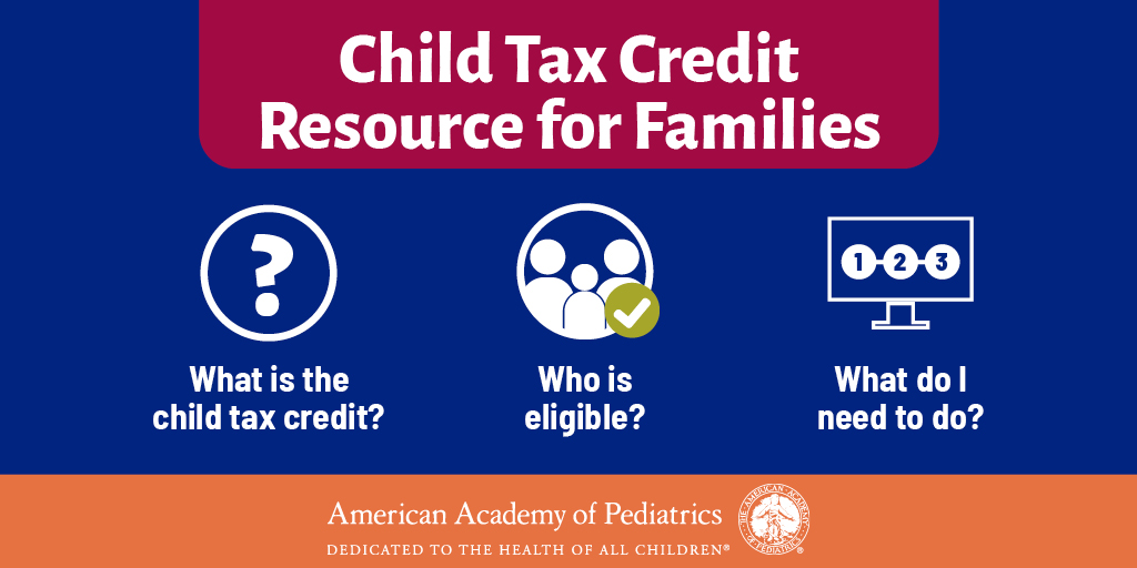 This year, the #ChildTaxCredit is available as an expanded, monthly payment that can provide families with extra support to care for children. Visit @HealthyChildren for a resource page with eligibility information and next steps families may need to take: healthychildren.org/English/family…