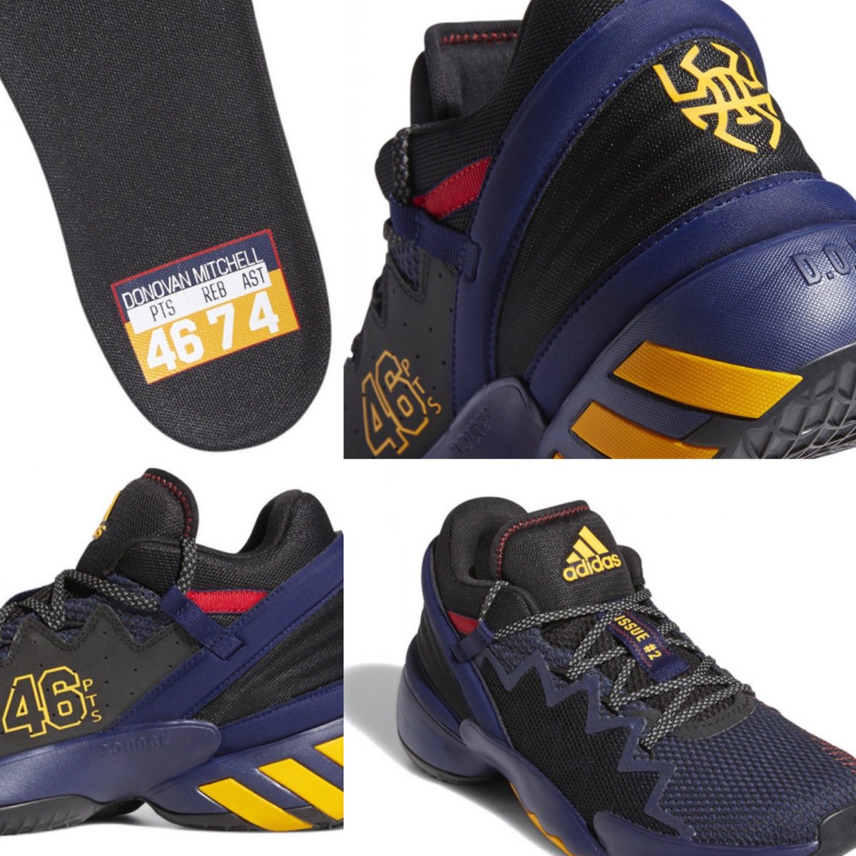 JazzNationNews's tweet image. Adidas D.O.N. Issue2
‘46pts’ color way
only available on @NBASTORE (in United States)
L I N K 👉 nbastore.vwz6.net/qngBaj
hurry .. sizes are selling fast 💨 

#Adidas #DonIssue2 #NBAKicks
#BRKicks #DonovanMitchell
#AdidasBasketball