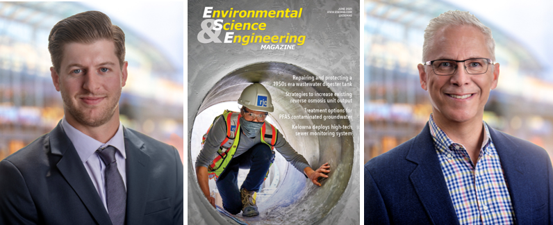 RJC_Engineers's tweet photo. Thrilled to be featured in and on the cover of this month’s Environmental Science & Engineering Mag: https://t.co/eGFozh582N
Leigh Besanger & Daryl Prefontaine write about repairing/protecting a 1950s era wastewater digester tank. #StructuralRestoration #Engineering https://t.co/IrRzxDB0I0