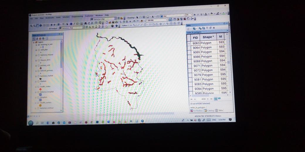 DidierRungano's tweet photo. With #GIS you can analysis the population are living, within the 50m from wetland. With #GIS you can do more in the population plan, urbanization, climatic change controlling and agriculture support.@GeosarR @REMA_Rwanda @statisticsRW @esrirwanda @Rwanda_Housing https://t.co/USYdtjoyFh