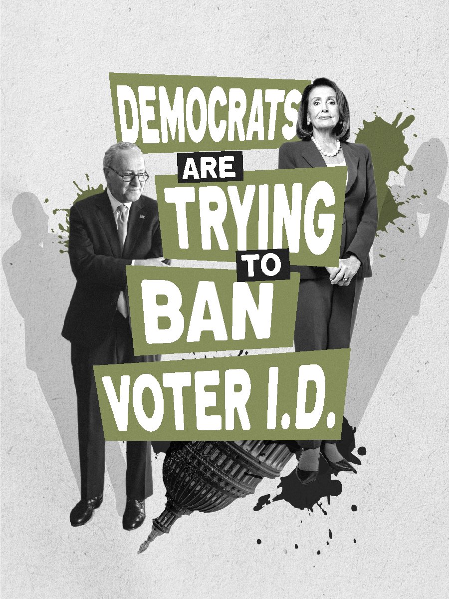SenateGOP's tweet photo. FYI: Senate Democrats are voting on a bill tomorrow that would *BAN* simple ID checks at the ballot box.
 
Pass it on. https://t.co/G8USc7jpEm