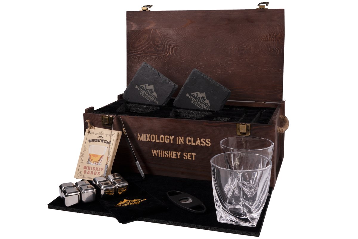 Harmles92's tweet photo. Whiskey Gift Set For Men Women |2 Twisted Crystal Glasses | 8 Stainless Steel... https://t.co/bmnnfaZzij via @amazon https://t.co/g27cjroCUH