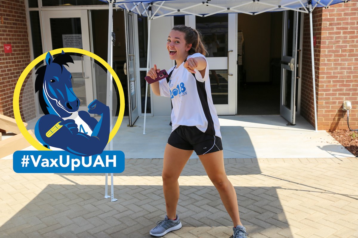 We strongly encourage all students, faculty and staff to get vaccinated. You can get your vaccine on campus if you're close, or at your local pharmacy or vaccination site! #VaxUpUAH and contribute to a safer Charger Nation!