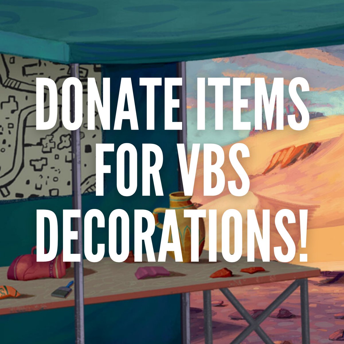 aversborochurch's tweet photo. Please save and donate the items listed below for VBS decorations! Donation box in Welcome Center!

Detergent bottles
Cool Whip containers
Large Peanut Butter containers
Planter’s Peanut containers
Large Cheese ball containers
Gatorade bottles
Cardboard Trays from 12 can goods https://t.co/e7NV3OwoAK