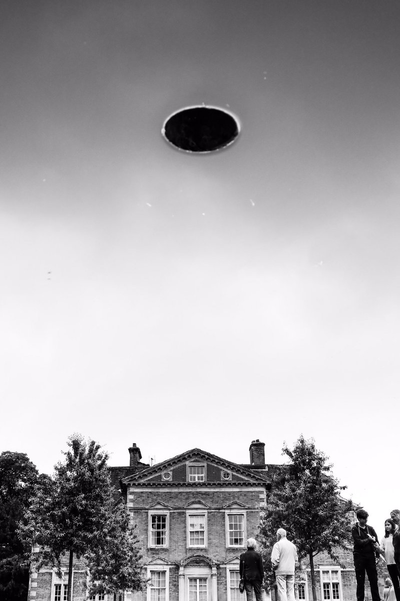 TheGreenAlbum's tweet photo. There’s a hole in the sky where the rain gets in.
We visited #Urchfont #Manor at the weekend, open to the public as part of the National Garden scheme. This #surreal shot is of the #reflective pool, with the overflow plug hole, flipped. #WexMondays https://t.co/4T7mrXbsPZ