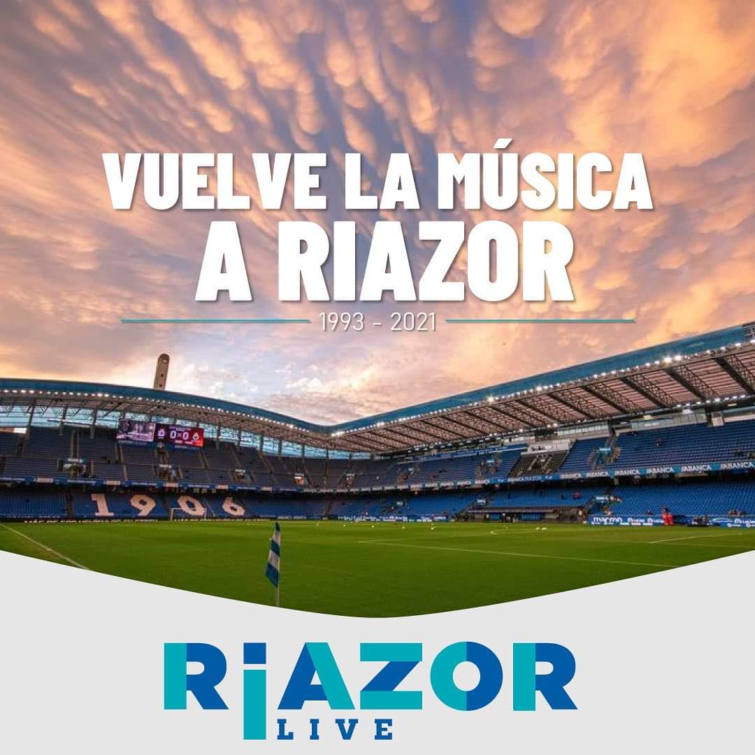 El #EstadioDeRiazor de #ACoruña 😉 se prepara para su Ciclo musical #RiazorLive !!

@A_Coruna @RCDeportivo