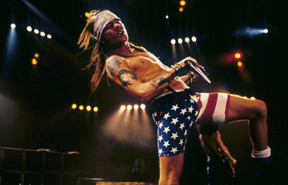Axl Rose by Kevin Mazur.