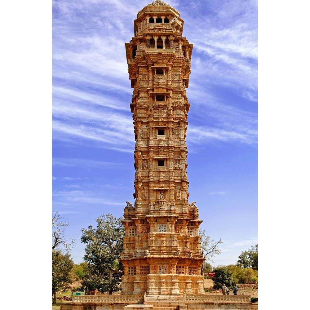 SCP_Hughes's tweet image. The Vijaya Stambha in Rajasthan. I am hoping some bold architect will use this as a source for skyscraper design, as the architects of the early C20 used the towers of the Gothic cathedrals.