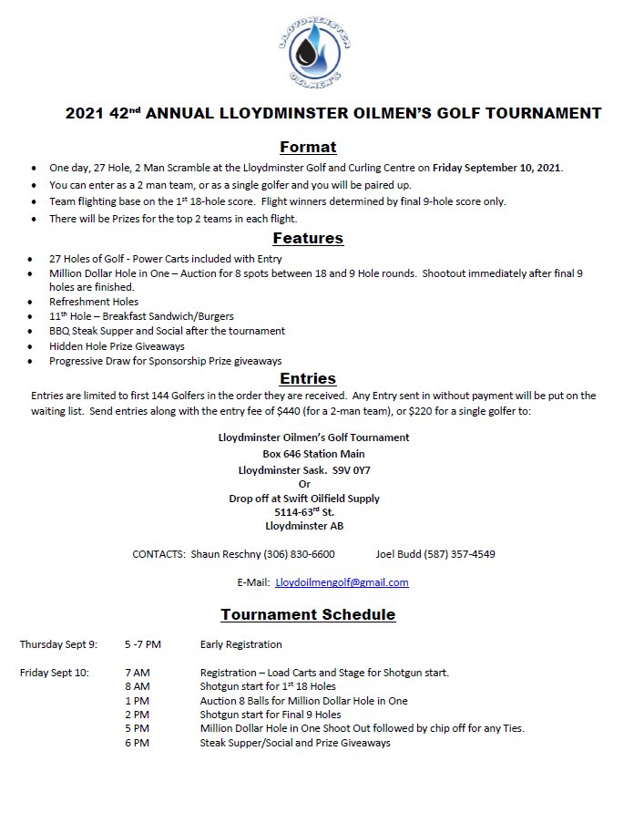 Lloyd Oilmen's Golf tweet media