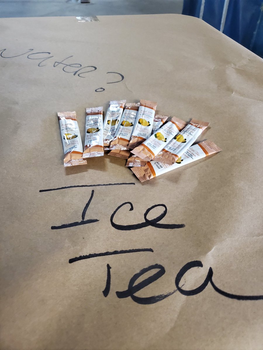 Hydration station...not a fan of water but want to stay hydrated??? Use one of these sugar free flavor packet!!! #nedsafety