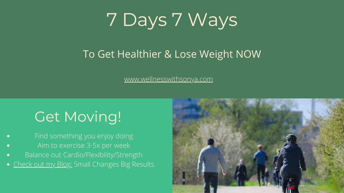7 Days 7 Ways to get Healthier &amp; Lose Weight NOW!