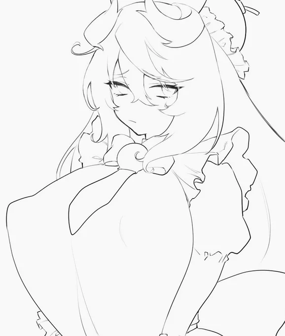 ボンバーガールのプルーンちゃん落書き
時間見つけて色塗りたいね… 