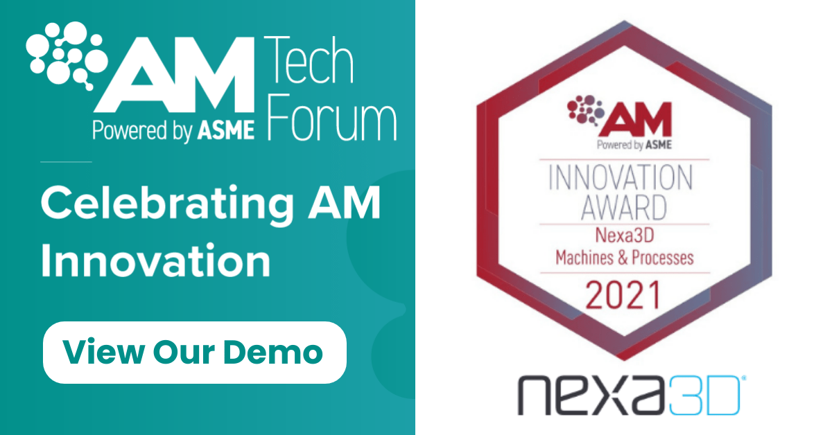 Nexa3D's tweet photo. The judging panel at the #AMTechForum, hosted by @ASMEdotorg, has awarded us “Best in Class” for machines in processes at the Innovations Awards.
If you missed the demonstration of our ground-breaking technologies on the day, watch it on-demand here: https://t.co/qtHXzMY2Ir https://t.co/up1UotZ4Ny