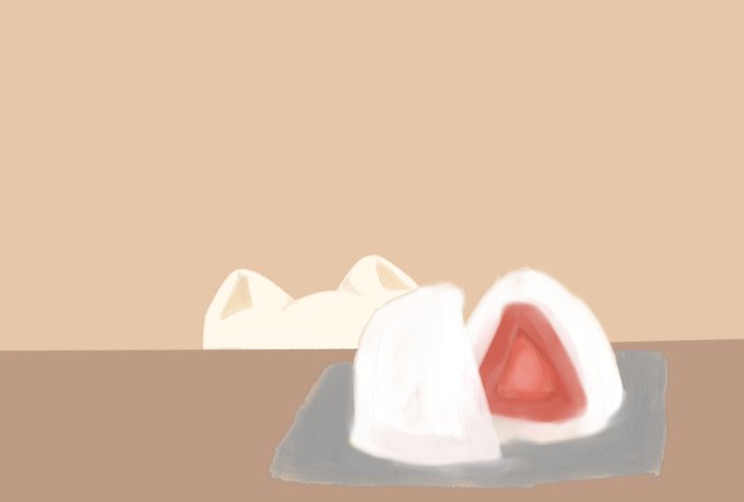 イチゴ大福のtwitterイラスト検索結果