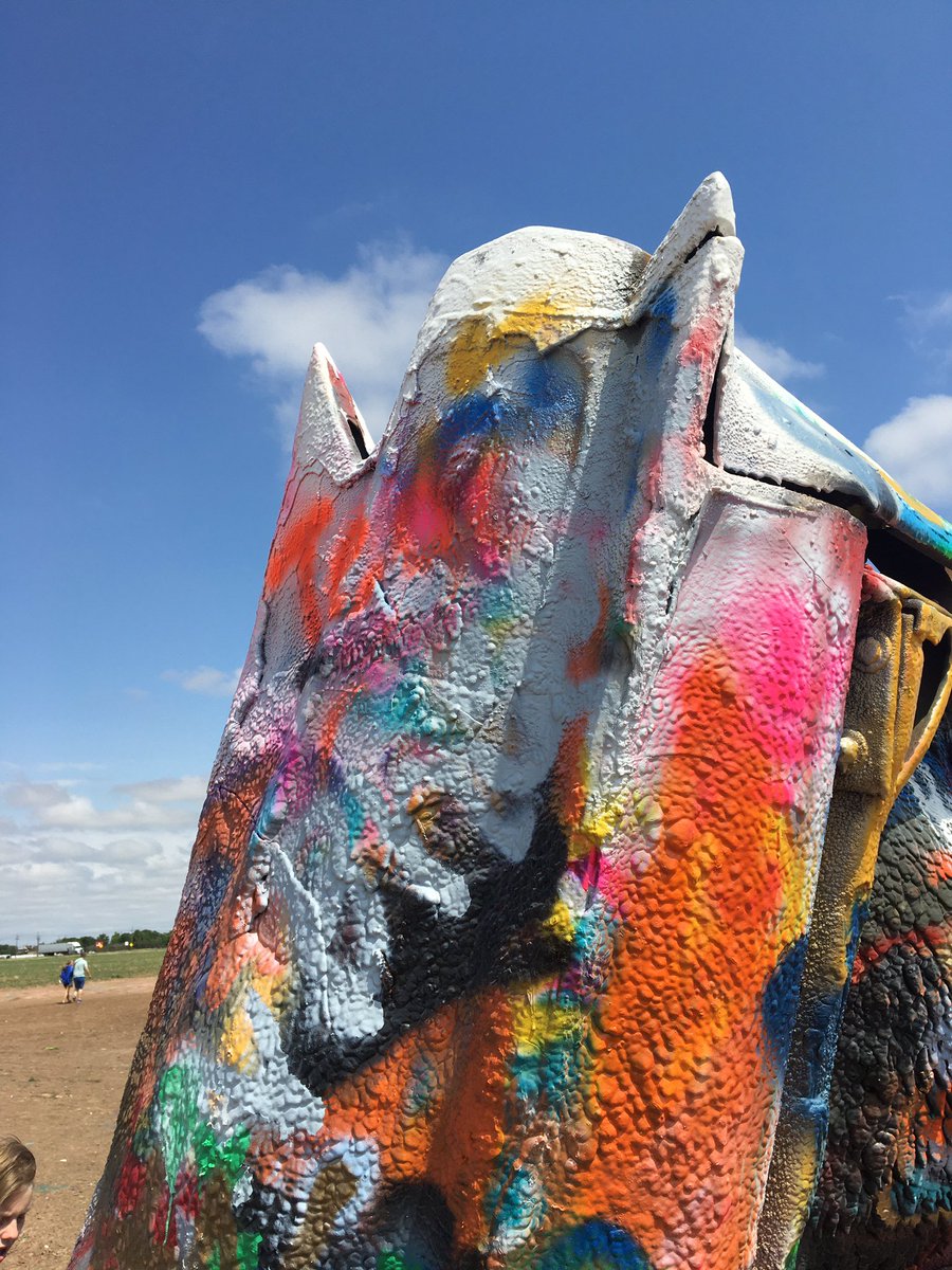 runneral's tweet photo. #artisfreedom #CadillacRanch nice stop as always https://t.co/v7EZec3sPq