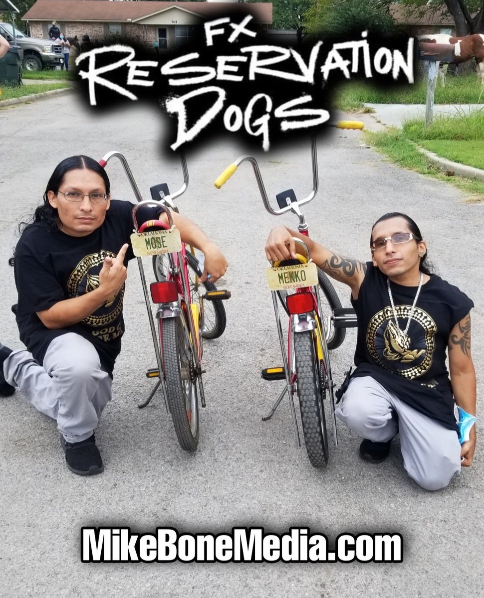 RoknRob121's tweet photo. @jamieokuma @tantooC 🙋🏾‍♀️Look for Ya Boiz @MikeBoneMusic
 
 They play the roles of "Mose" &amp; "Meeko" in this New Comedy Series #ReservationDogs. 

Coming in August to #FX #Hulu #DisnayPlus https://t.co/WxxPeKUeJX