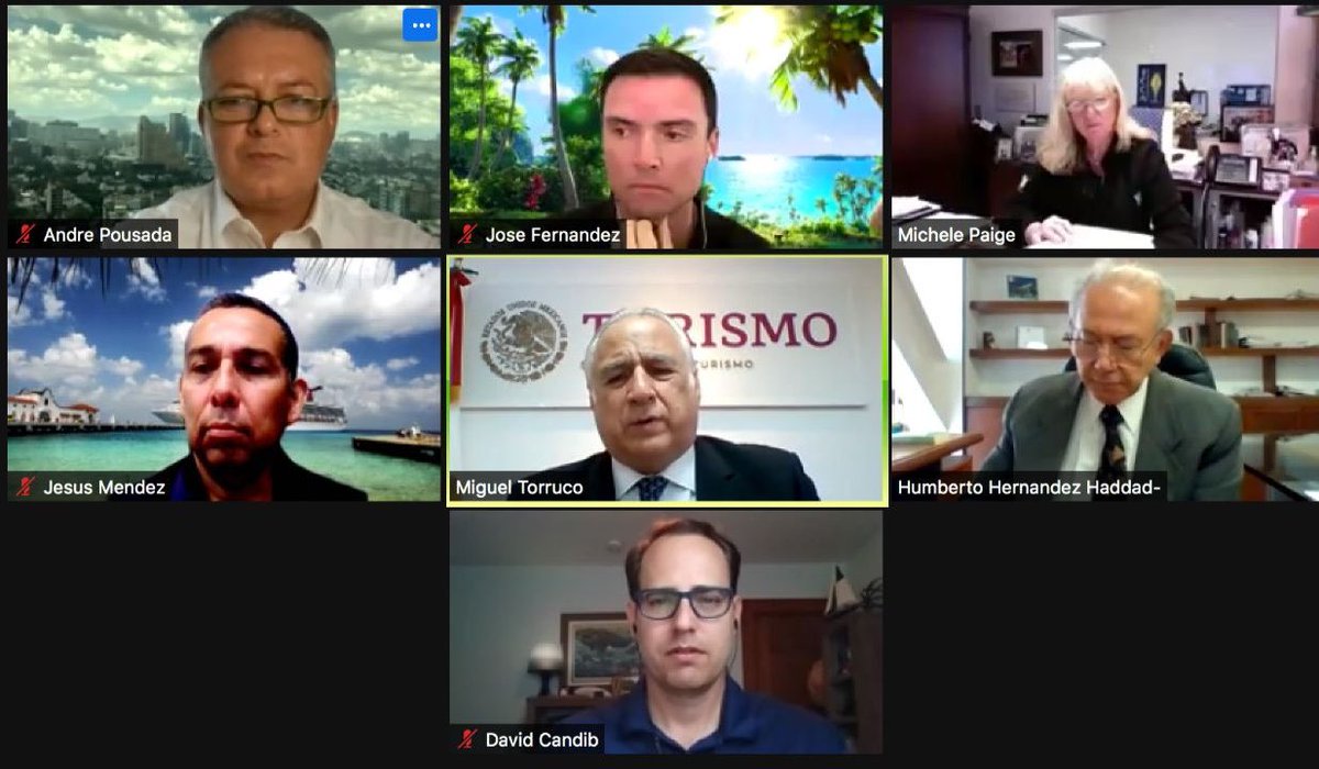 🛳 En seguimiento a los trabajos para reactivar el sector de cruceros, nos reunimos con directivos de Florida-Caribbean Cruise Association #FCCA y representantes de <a href="/disneyline/">고정기</a>, <a href="/CruiseNorwegian/">Norwegian Cruise Line</a> y <a href="/RoyalCaribbean/">Royal Caribbean</a>, entre otras compañías, para hablar del reinicio de operaciones.⚓