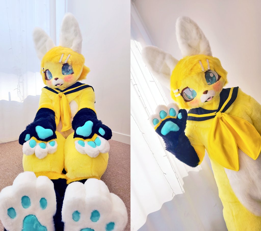 TIO_FACTORY's tweet photo. Commission work

Owner @rinaminezz

#fursuit #fursuitmaker #fursuitcommission #fursuitforsale #FursuitsFriday #kagamine #Rin https://t.co/jt91I73m37