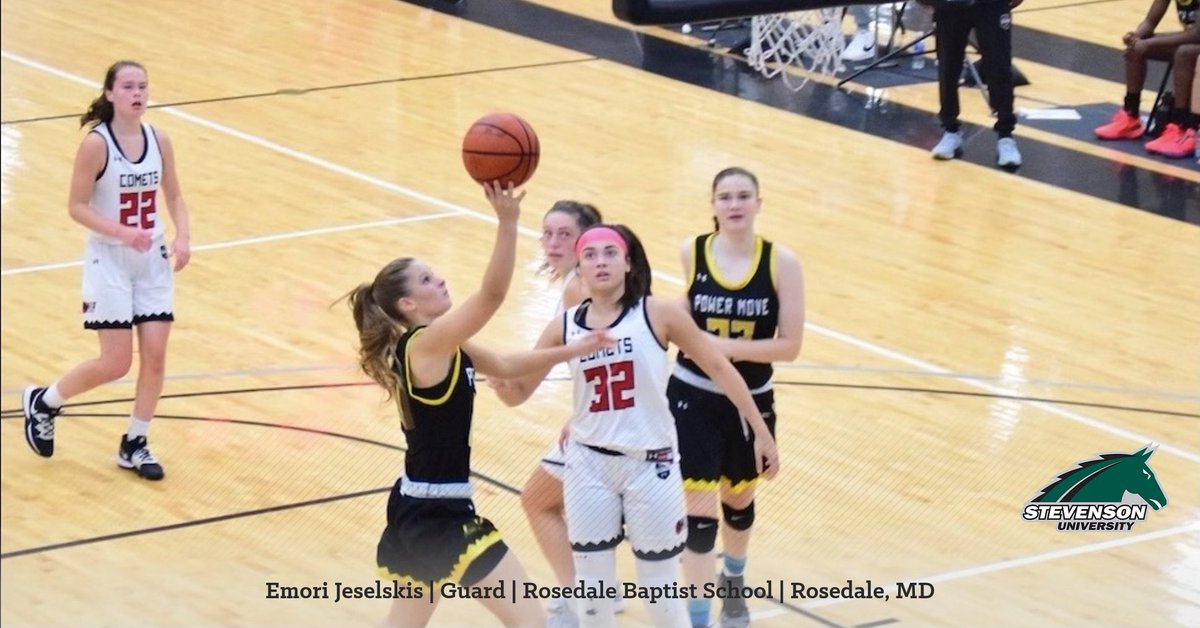 The latest addition to the #StangGang🐎 is Emori Jeselskis. She had a phenomenal career at Rosedale Baptist School. She scored  1,922 pts and was named the NACA Tournament All-American in 2021. <a href="/EmoriJ5/">Emori</a> was also 1st Team All Conference, 1st Team All Tournament, MVP, and Captain