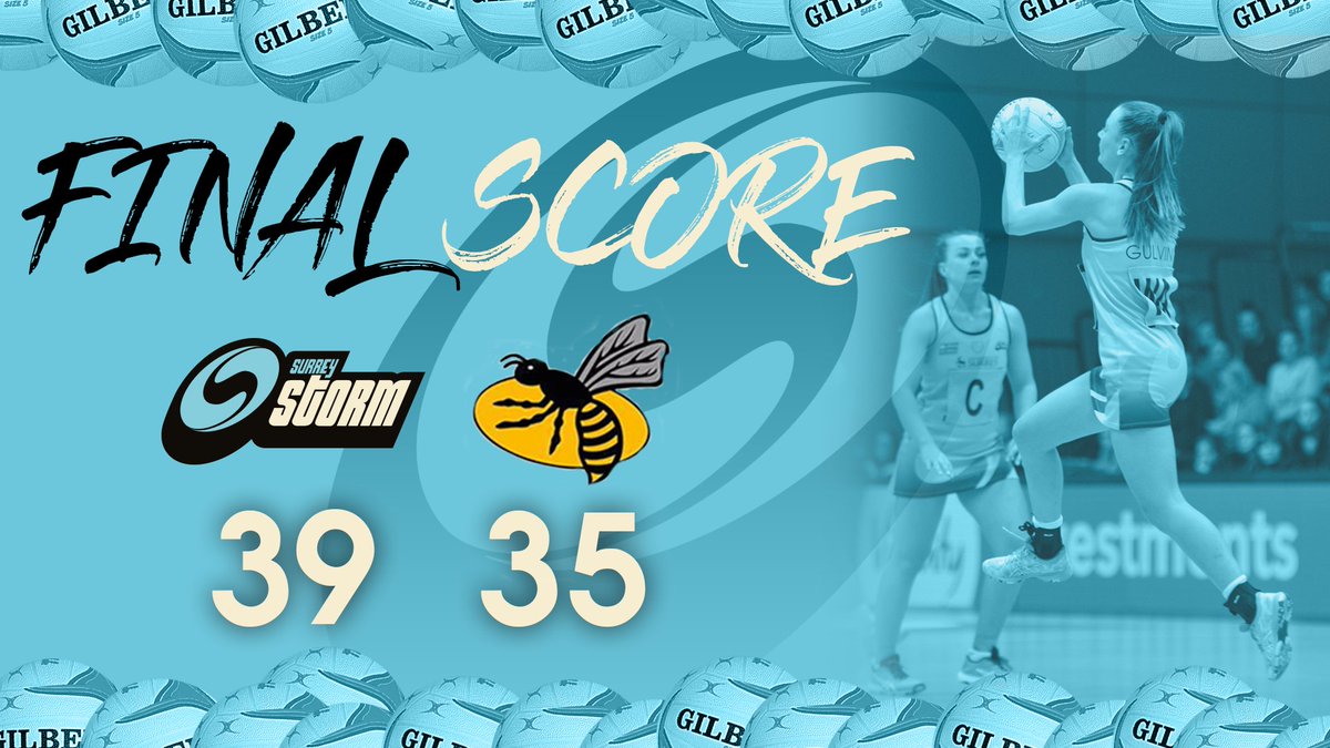 SurreyStorm's tweet photo. Finish the season on a win ☑️
Take home the Tom Reseigh Trophy ☑️
Karyn Bailey retiring like a boss ☑️

Thank you Storm fans for all your support this year, we couldn't have done it without you 💙 https://t.co/3Iw2Ks6npS