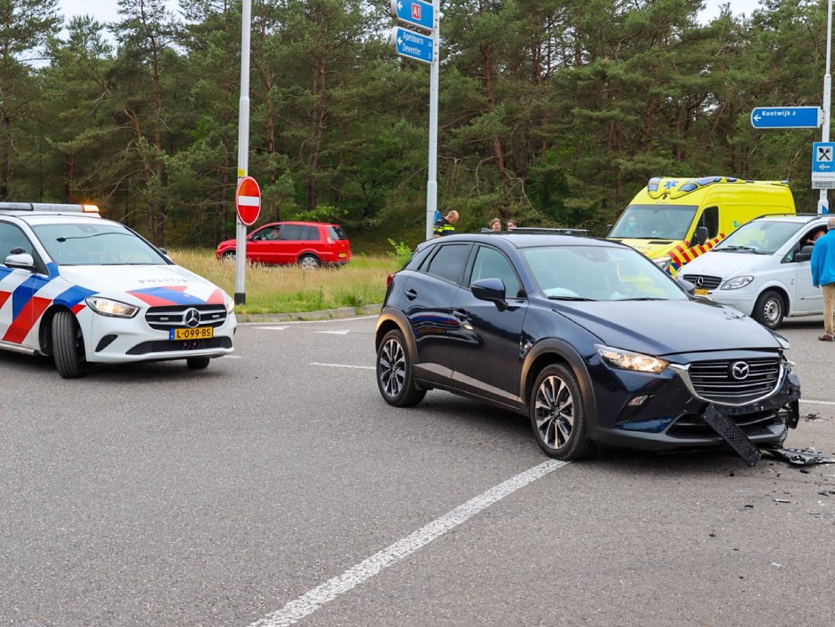 Melding aanrijding Kootwijk