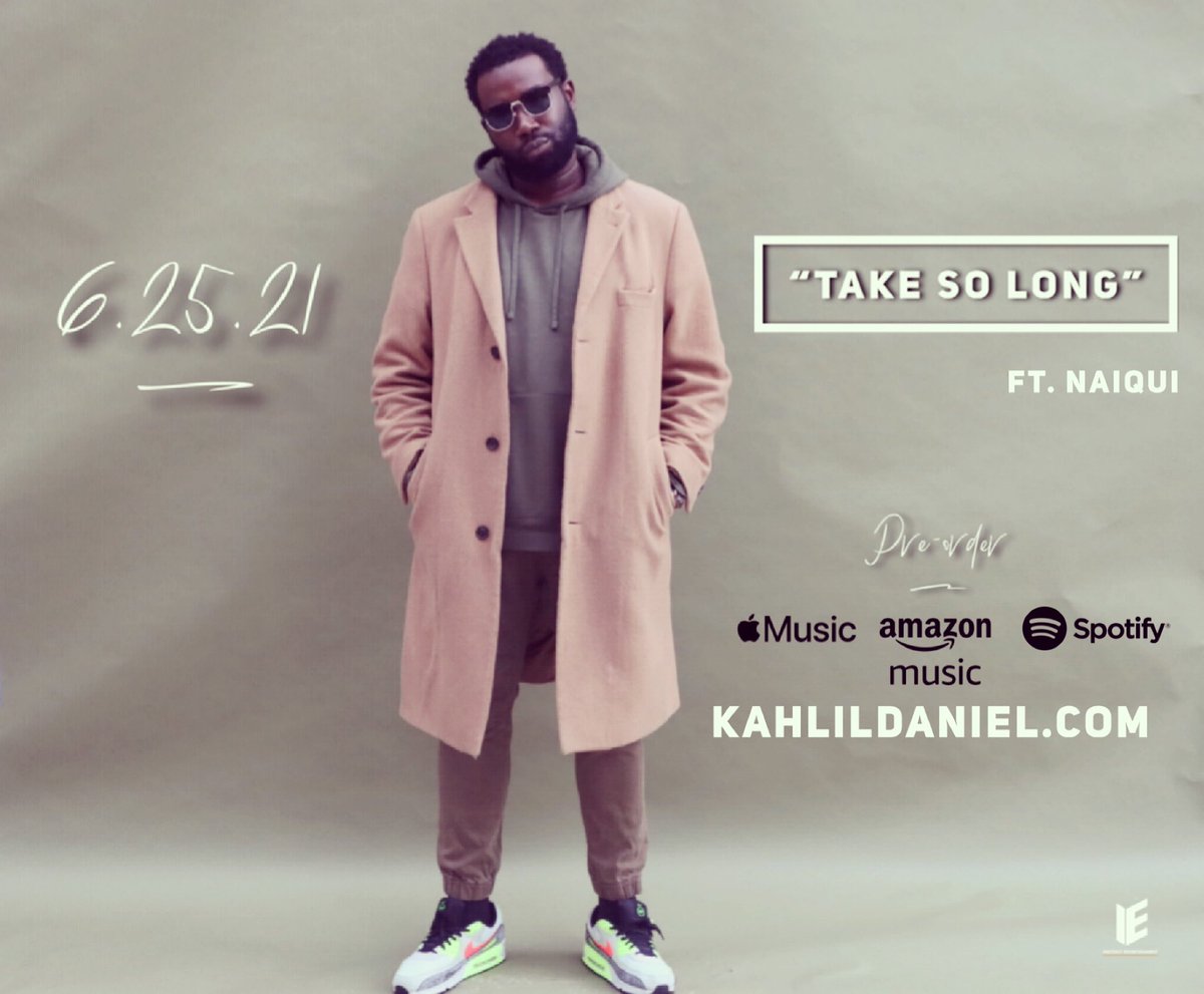 kahlilxdaniel's tweet photo. 😎 “Take So Long” ft. my bro @naiquimacabroad available everywhere Friday! https://t.co/AzHieUjdkz
“Been gone for a min…now I’m back with the jump off” - just in time for summer! 2020 was for uploading - 2021+ is for downloading. 😏
#WhyThatBoyTakeSoLong #RnB #KahlilDaniel https://t.co/qjFLB2qzNx