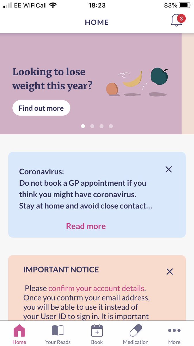 lapsangsusie's tweet photo. Being asked this by my GP surgery’s chosen app when I logged into order repeat medications isn’t especially helpful #severeenduringanorexia ⁦@hallgreenhealth⁩ #patientaccess https://t.co/GO4kAggz7F