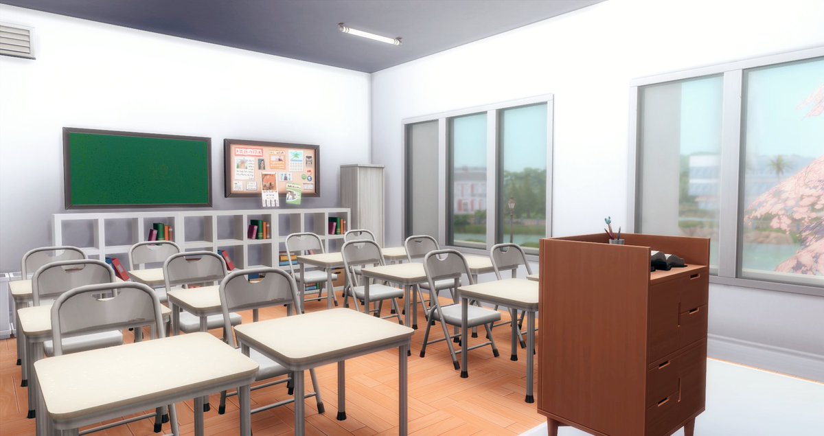 XFreezerBunnyX's tweet photo. My Newcrest save file finally has a school! More community lots coming soon.. 🏫📚👩‍🏫

Ready to move in? 😉🌸
https://t.co/zkqHlhQH9m

#TheSims #TheSims4 #BackToSchool #RedesignNewcrest #ReNewcrest #UenoyamaHighSchool #AnimeXTheSims #AsakuraVillage #ShowUsYourBuilds https://t.co/ZhpZIfzZIR