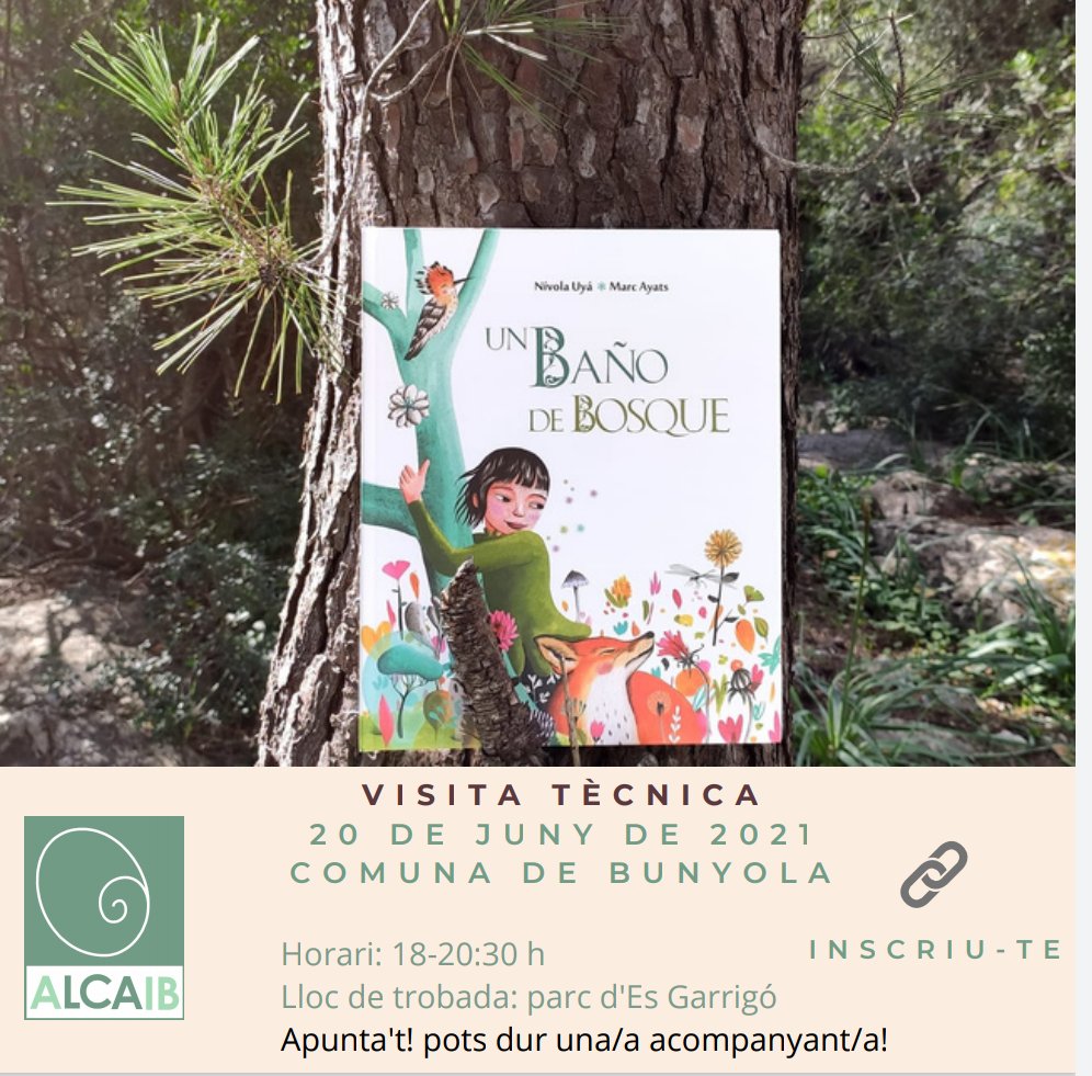 ALCAIB_COAMBIB's tweet photo. Tornen les #SortidesTècniques d'#Alcaib: passejada i procés creatiu de l'àlbum il·lustrat amb Nívola Uyá i Marc Ayats
Vam gaudir de #UnBañodeBosque en un escenari perfecte per gaudir de l'experiència i del bosc ala Comuna de Bunyola🌱🌿🌳
#SomAlcaib https://t.co/DaBxOCGk2S