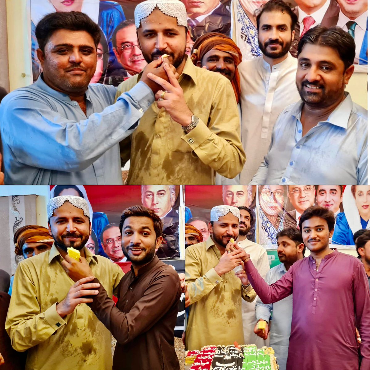 JuniorFazilRahu's tweet photo. Rahooki(Badin),June 21: Celebrated the 68th birthday of Shaheed Mohtarma Benazir Bhutto with #PPP youth wing Taluka SFR & jiyalas, workers of #PS74.
#HappyBirthdaySMBB
#SalamBenazir https://t.co/j9gbXKFOD8