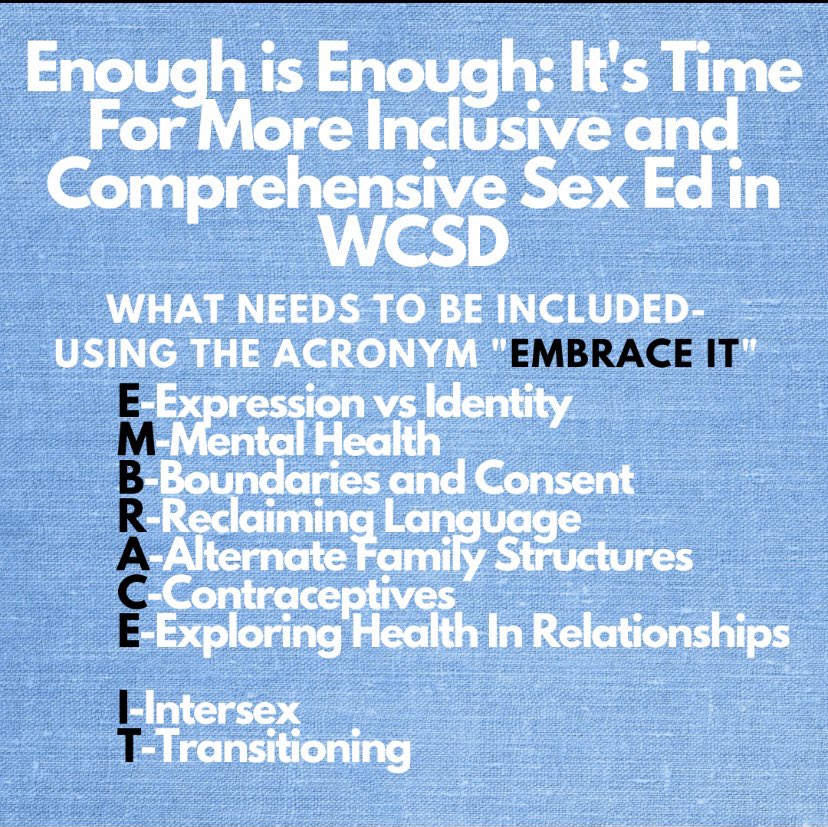 WCSD Students for Change tweet media