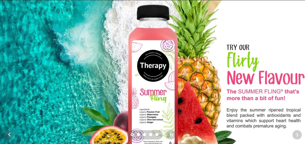 🌺 SUMMER  FLING 🌺
Our new flirty flavour!! 
naturemytherapy.com