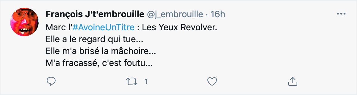 sthubertfrance's tweet photo. @j_embrouille 
Bon ok, on vous suit sur celle-là : "Je n'avoine qu'elle" 🎶
#AvoineUnTitre https://t.co/bv9LoxZf0Z