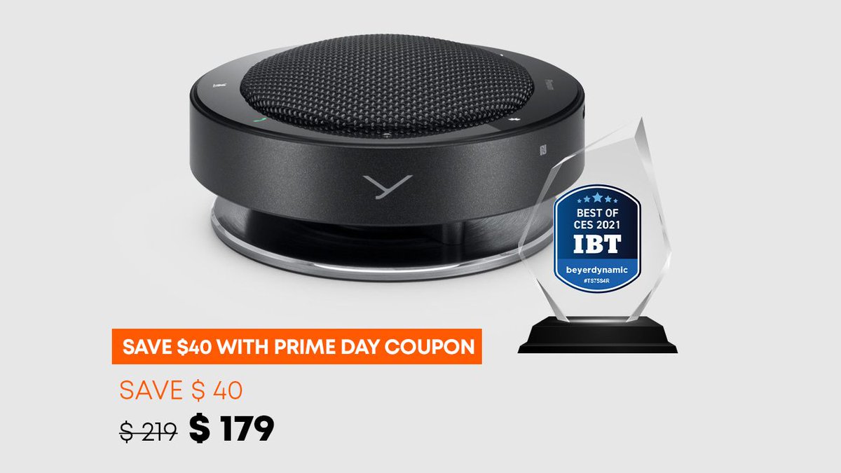 beyerdynamicUSA's tweet photo. #HappyPrimeDay! Did you know our PHONUM Wireless Bluetooth Speakerphone is on #PrimeDay? - Save $40 with online coupon now! 👉 👉 https://t.co/hpkE9VGwL4
#beyerdynamic #PHONUM #PrimeDay #BluetoothSpeakerphone https://t.co/IfbH4Sdyd0