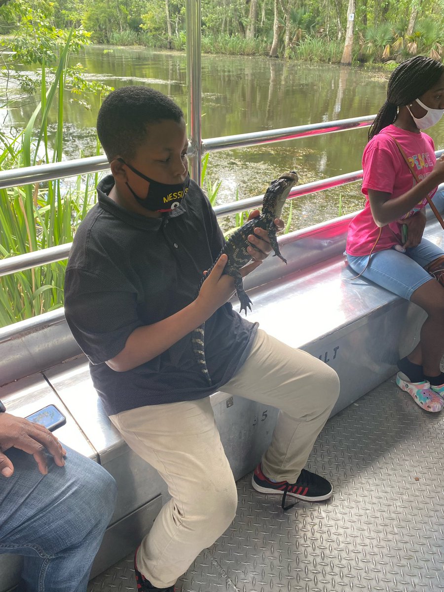 SassySbailey's tweet photo. SJAP students enjoying Swamp Tours In the SJBP S.H.I.N.E. Program #sjappride https://t.co/XImr6JGgWj