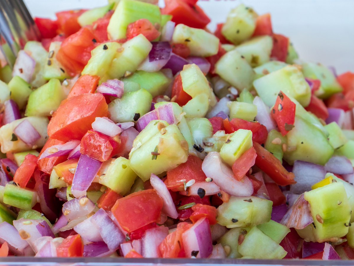Santa Fe pasta salad and Cucumber salad #food #pastasalad #cucumbersalad