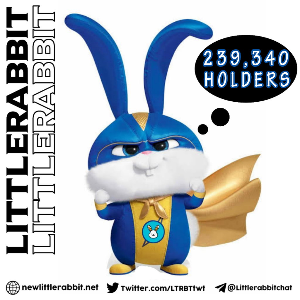 <a href="/lopp/">Jameson Lopp</a> 🐰🐰🐰Little Rabbit $LTRBT🐰🐰🐰

⚫️Listed on CoinGecko
⚫️Listed on CoinMarketCap
⚫️Launched on 5th May 2021
⚫️Audited by Techrate
⚫️New listing in next few days
⚫️Total Supply:  100,000,000,000,000,000,000,000 #LTRBT
⚫️239,340 holders at present!
⚫️Twitter: <a href="/LTRBTtwt/">Little Rabbit v2</a>