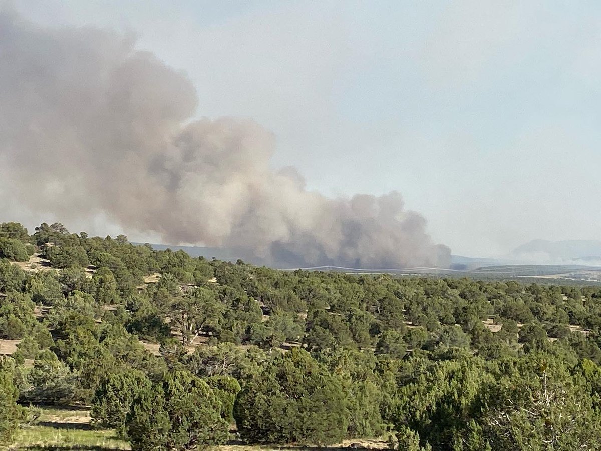 TucsonFireDept's tweet image. WILDFIRE DEPLOYMENT 🔥 #TucsonFire has sent Brush 22 and a 4-person crew to help contain the #BackBoneFire, which was ignited by lightning 12 miles west of Strawberry on June 16 🌩 The fire has also closed the famed Fossil Creek Recreation Area...