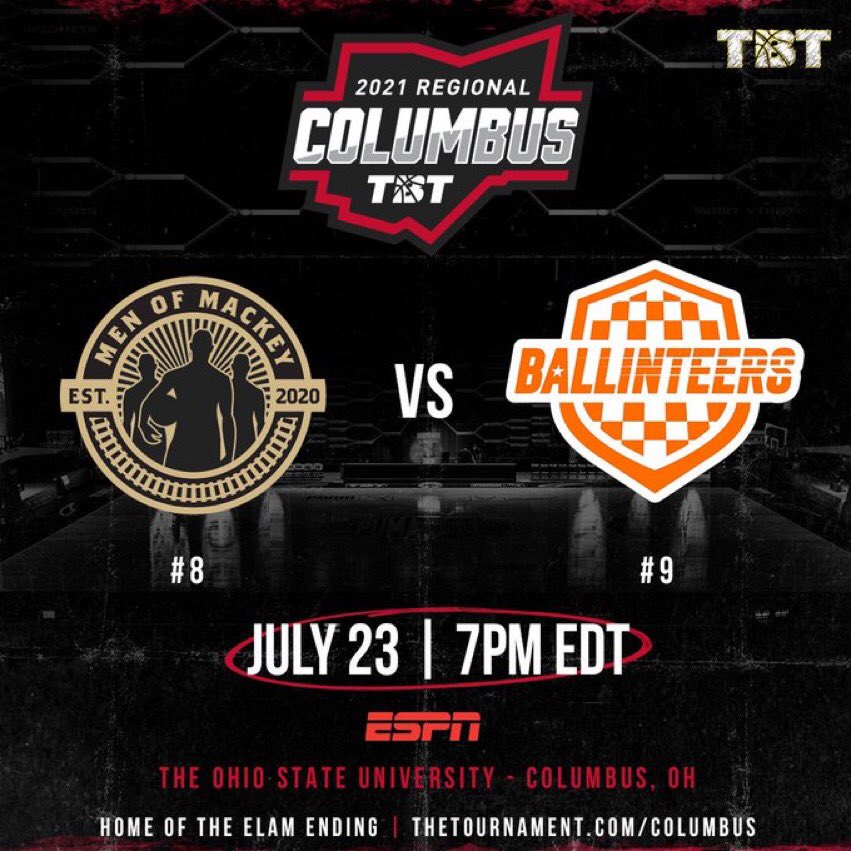🚨Breaking🚨 

Our first game will be on 7/23 at 7pm against the TN alumni team. Tickets may be sold out by end of day so get them ASAP! Info here: ticketmaster.com/tbt-columbus-2…