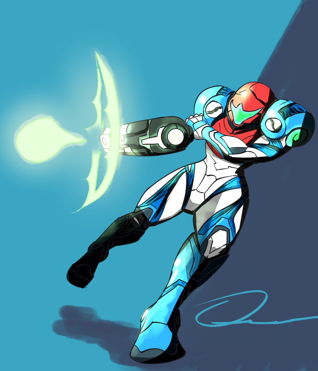 simply_privater's tweet photo. I'm so freaking hyped for this game!!
#MetroidDread #Samus https://t.co/aEBNcoTm60