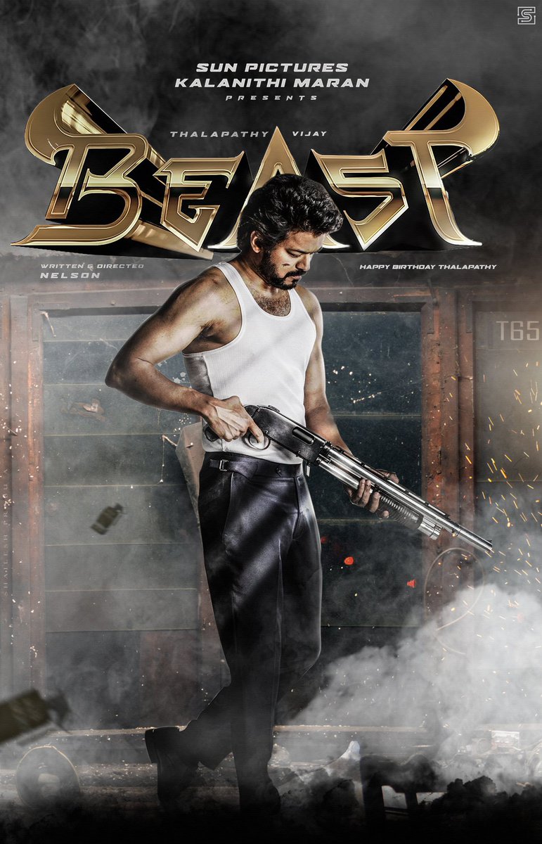 prabu_shailesh's tweet photo. #BeastMode #BEASTsecondlook #T65 #Thalapathy65FirstLook #Thalapathy65 #Thalapathy #ThalapathyVijay @Nelsondilpkumar @gopiprasannaa @SSMusicTweet #FanMade https://t.co/984PutzmdM