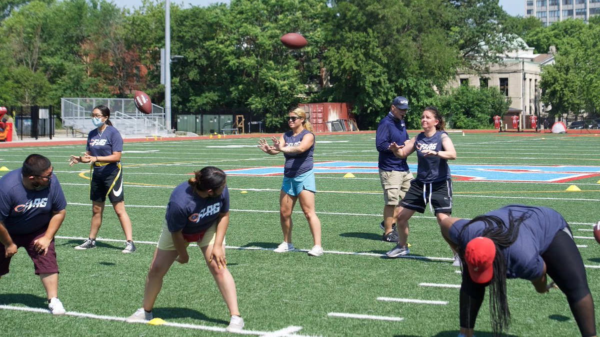 The Chicago Bears are the latest National Football League team to get involved in the sport of girls' flag football. The Chicago Public League has formed a 22-team league for this fall.  

Story bit.ly/3cVxETS #playfootball <a href="/CPLAthletics/">Chicago Public League Athletics</a>