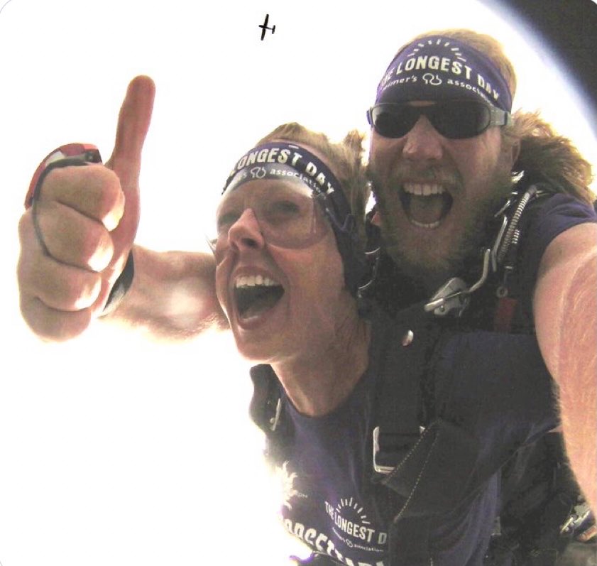 It’s #TheLongestDay - do something you love to raise #Alzheimers awareness and honor the 6M people living with the disease and their caregivers. #ForMom #skydive #ENDALZ ⁦<a href="/alzassociation/">Alzheimer's Association</a>⁩