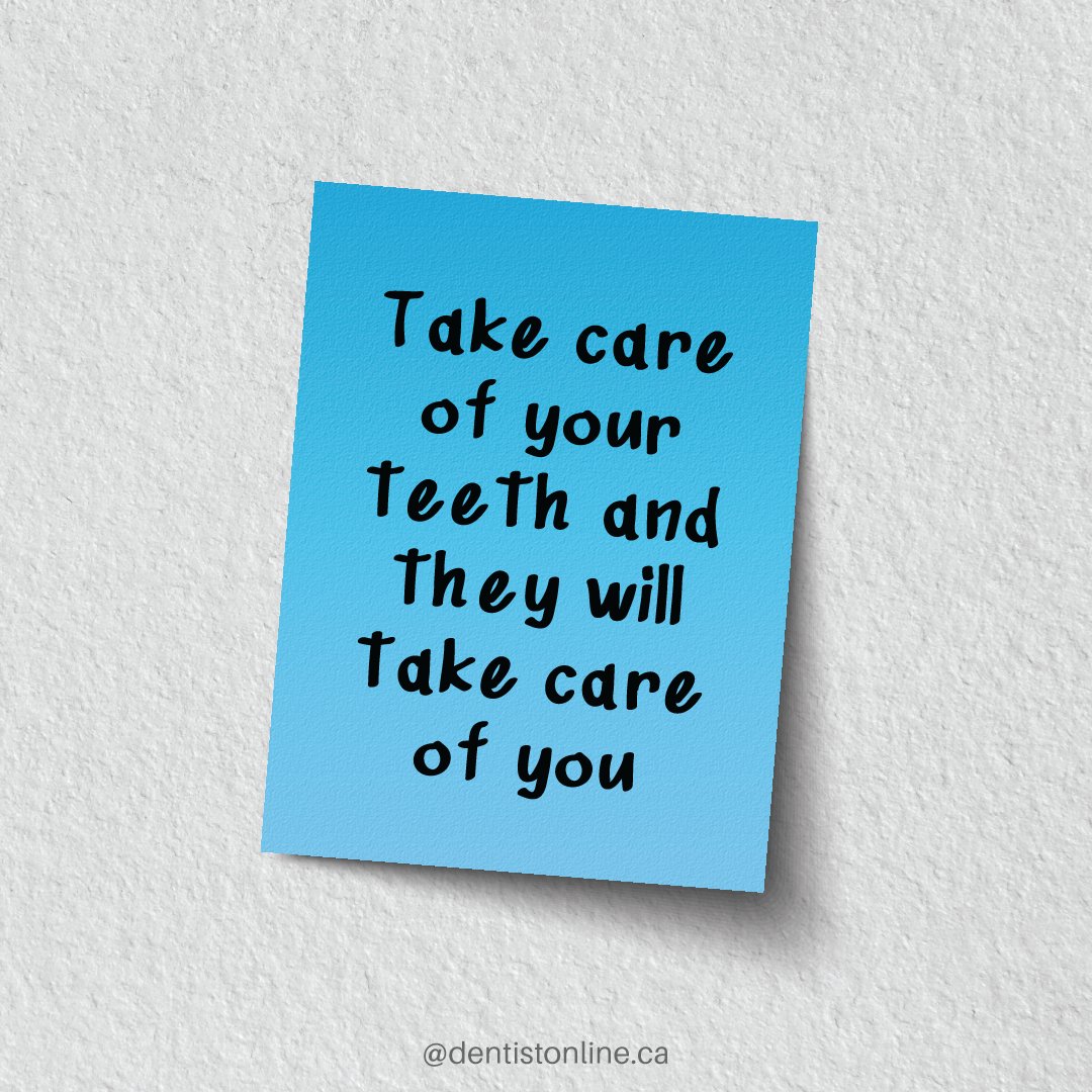 dentistonlineca's tweet photo. Here is your #MondayMotivation to keep up those healthy dental habits and to book your next appointment at https://t.co/wXQ72EMpO2! 🦷✨ #DentistOnline #oralhealth https://t.co/GCb6WdaBeV