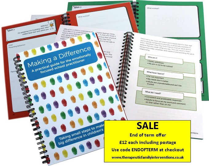 End of term special - £3 off the Making a Difference Guide.  Now only £12 including p&amp;p.  #makingadifference #emotionalwellbeing #behaviour #primaryschool #reflectivepractice