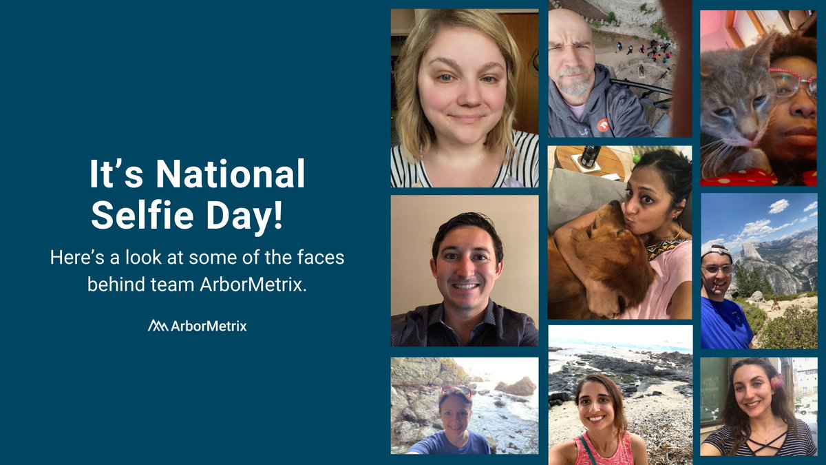 ArborMetrix's tweet image. It’s #NationalSelfieDay! 🤳 Here’s a look at some of the faces behind team ArborMetrix. We think this is a great time to thank them for all of the hard work they do in advancing healthcare through data science. #ArborMetrix #Team #DataScience #Healthcare . hubs.ly/H0QJbs20