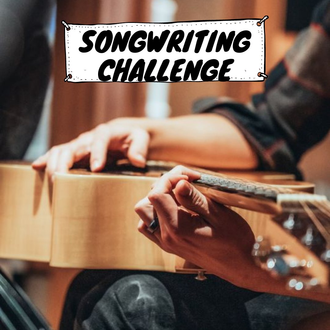 Songwriting challenge : Co-write! 📝This week, challenge yourself to step outside your comfort zone and find someone to co-write with! 🎵Come prepared with song ideas, either song titles, lyrical ideas or musical ideas that you may be able to expand on with your co-writer!