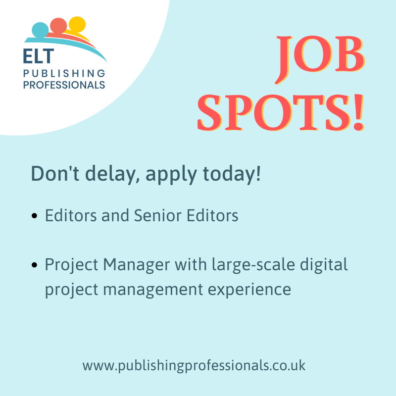 FreelancePPs's tweet photo. Do you have digital ELT project management experience? 
Or perhaps you are looking for a new in-house editorial role? 
We have a variety of exciting freelance and in-house job opportunities (some with deadlines tomorrow!). So, don’t delay, apply today!
https://t.co/krQqSjhQjt https://t.co/lDh7hTkrd3
